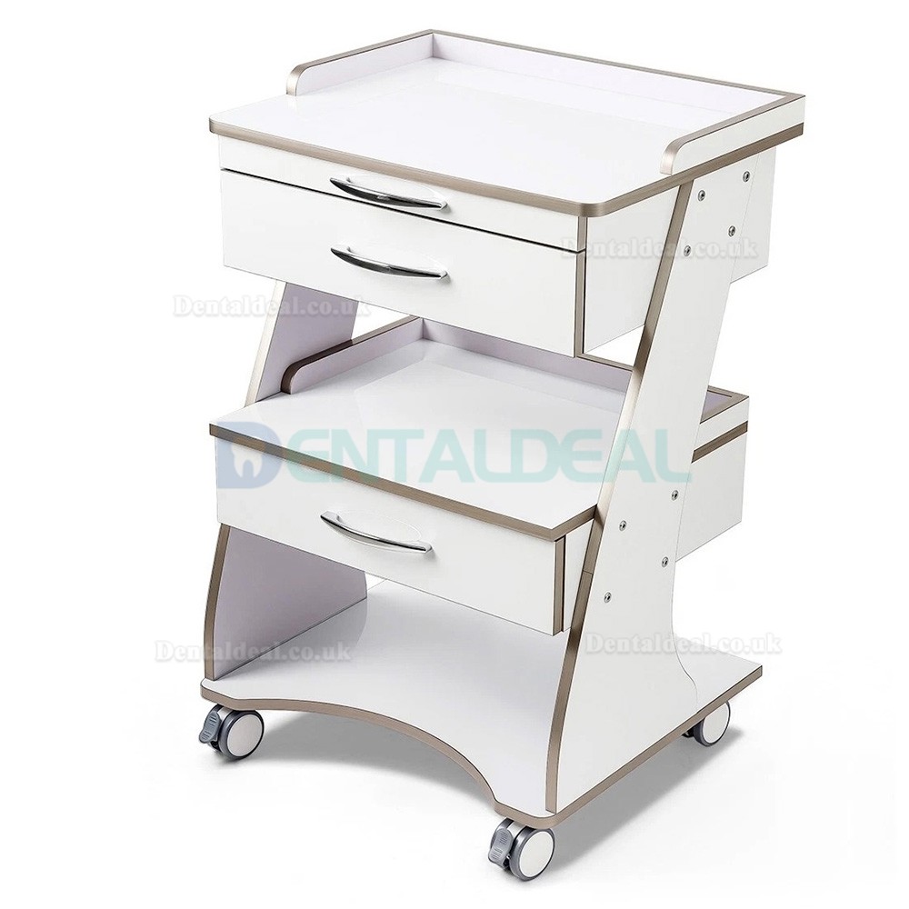 Dentech G06 Mobile Dental Storage Cabinet Dental Trolley Cart with Instrument Tray